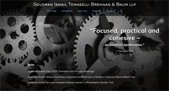 Desktop Screenshot of goldmanismail.com